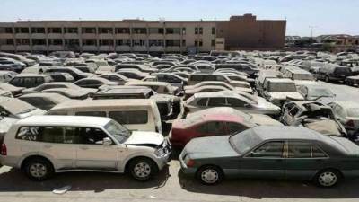 تفاصيل جلسة مزاد 19 إبريل 2023 للسيارات المخزنة بساحة جمارك مطار القاهرة 
