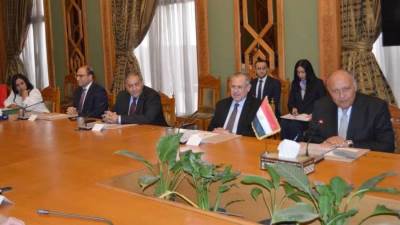 شكري يستقبل سفراء الاتحاد الأوروبي بالشرق الأوسط.. ويستعرض رؤية مصر تجاه قضايا المنطقة