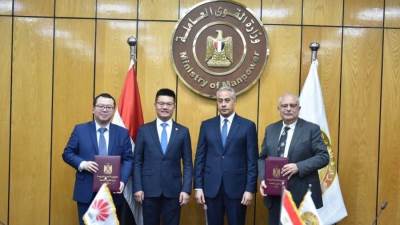 وزير القوى العاملة يشهد بروتوكول تعاون مع "هواوي مصر"