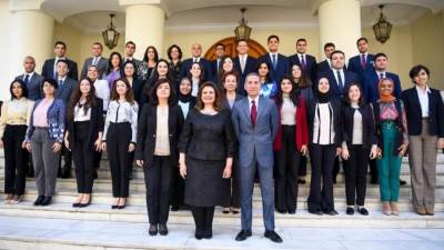 وزيرة الهجرة تلقي محاضرة للدفعة 55 من الملحقين الدبلوماسيين بالمعهد الدبلوماسي