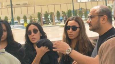 اليوم.. دينا الشربيني تتلقى العزاء فى والدها بمسجد المشير طنطاوي