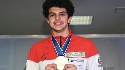 محمد ياسين يحقق ذهبية سيف المبارزة ببطولة العالم للسلاح تحت 20 سنة