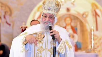 البابا تواضروس يترأس قداس أحد السعف فى دير الأنبا بيشوى بوادى النطرون