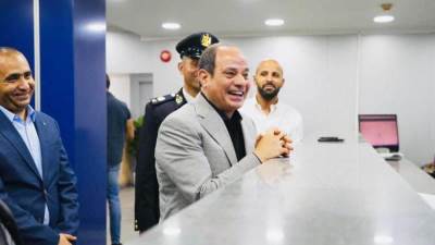 السيسي عن زيارته لقسم أول مدينة نصر: «شعرت بفخر واعتزاز بما رأيته»