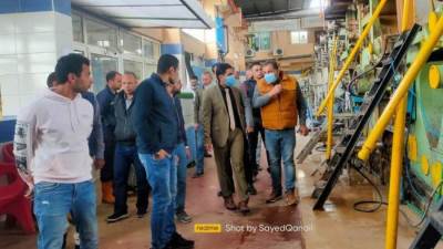 رئيس جهاز " النوبارية الجديدة " يتفقد مصنع صناعات ورقية بالمنطقة الصناعية الأولى على مساحة 25 ألف م2