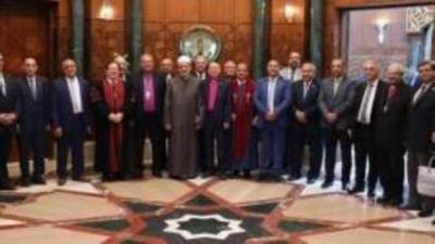 شيخ الأزهر يستقبل وفد الكنيسة الإنجيلية للتهنئة بعيد الفطر المبارك