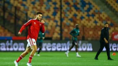 الأهلي يتقدم على فاركو بثنائية نظيفة فى الشوط الأول