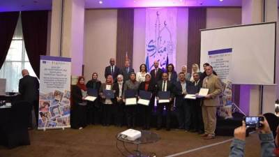 اللجنة الوطنية التنسيقية تنظم حفل توزيع جوائز المسابقة الفنية للرسم 2023