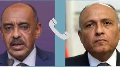 وزير الخارجية يبحث مع نظيره السودانى تطورات الأوضاع على الساحة السودانية