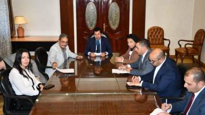 وزير الشباب يلتقي رئيس الاتحاد العربي والسعودي للرياضات الإلكترونية