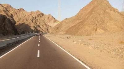 هيئة الطرق: إعادة تسيير حركة المرور على طريق شرم الشيخ/ دهب بشكل طبيعي