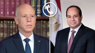 الرئيس التونسي يهنئ الرئيس السيسي بمناسبة حلول عيد الفطر المبارك 