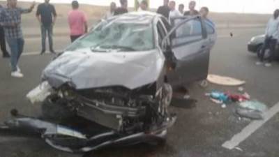 إصابة 10 أشخاص فى حادثى تصادم على الطريق الحر ببنها