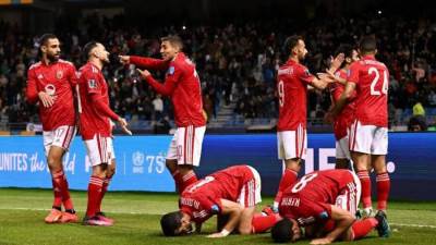 حمدى فتحى يعزز موقف الأهلي ويضيف الهدف الثاني فى مرمى الرجاء المغربى