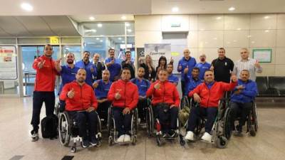 منتخب كرة السلة على الكراسي المتحركة يتوجه للكويت للمشاركة بالبطولة العربية