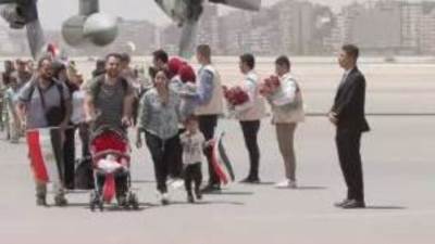 قاعدة شرق تستقبل طائرة جديدة تقل مصريين قادمين من السودان