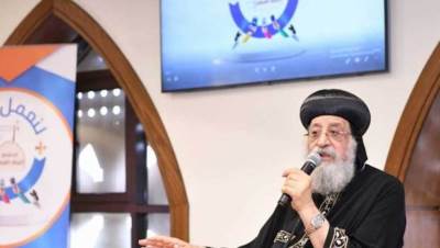 البابا تواضروس الثاني: عدد المسيحيين في مصر يقارب 15 مليون مواطن