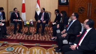 مدبولى يؤكد ترحيب مصر بالاستثمارات اليابانية وتطلع الحكومة لمنح الرخصة الذهبية للشركات اليابانية