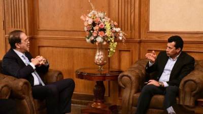 وزير الرياضة يستقبل رئيس اتحاد اللجان الأولمبية الإفريقية "الأنوكا"