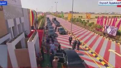 الرئيس السيسى يصل مقر احتفالية عيد العمال بالصالحية الجديدة فى الشرقية