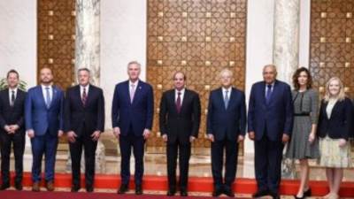 الرئيس السيسى يؤكد موقف مصر الثابت بالتوصل لحل عادل يضمن حقوق الشعب الفلسطينى