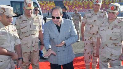 السيسي يوجه بسرعة الانتهاء من الاستاد الرياضي بمقر القيادة الإستراتيجية قبل عيد الأضحى المقبل