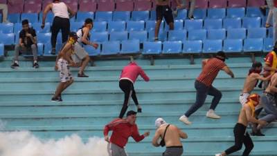 حبس 31 مشجعا للترجي بسبب أعمال شغب فى مباراة شبيبة القبائل