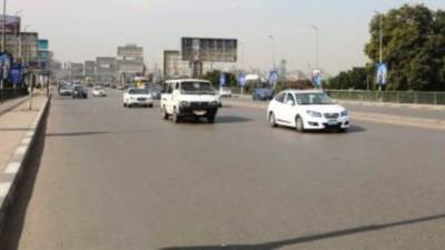 سيولة بحركة السيارات فى شوارع وميادين القاهرة والجيزة