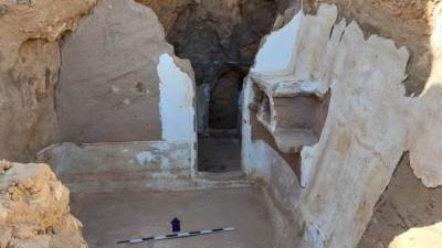 الكشف عن عدد من الأبنية والدفنات من العصور المتأخرة بمحافظة أسيوط