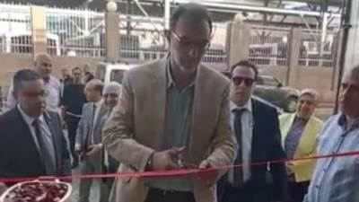 رئيس هيئة سلامة الغذاء يفتتح أول معمل لتكويد العينات بميناء الإسكندرية 