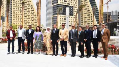 جولة لمساعد الأمين العام للأمم المتحدة بمشروعات العاصمة الإدارية الجديدة