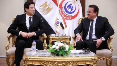 وزير الصحة يستقبل سفير كوريا لدى مصر لتعزيز سبل التعاون بالقطاع الصحي