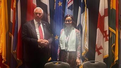 وزير الزراعة يبحث مع نظيره المجري ومع المفوض الزراعي الأفريقي آفاق التعاون المشترك