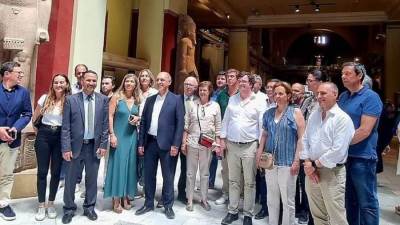 المتحف المصري بالتحرير يستقبل وزير الصحة البرتغالي والوفد المرافق له