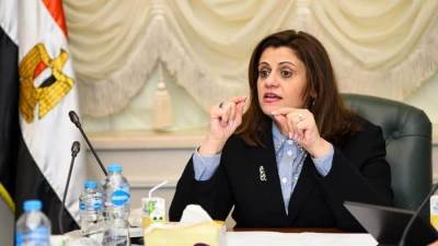 سها جندي توجه ببدء الاستعداد للنسخة الرابعة من مؤتمر "الجاليات المصرية بالخارج"