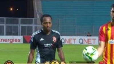بيرسى تاو يضيف الهدف الثانى للأهلى فى شباك الترجى التونسى