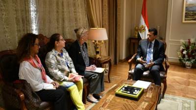 وزير الرياضة يستقبل ممثل صندوق الأمم المتحدة لبحث أوجه التعاون المشترك