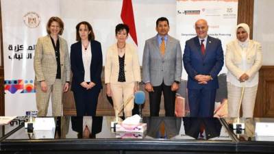 وزير الشباب وسفيره سويسرا يشهدان تمديد مشروع المراكز المجتمعية الرقمية حتى 2025