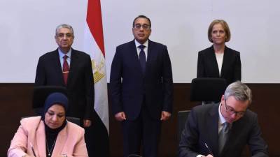 رئيس الوزراء يشهد توقيع تعاون لبدء دراسات مشروع تصدير الطاقة من مصر إلى أوروبا عبر إيطاليا