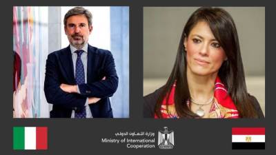 المشاط والسفير الإيطالي يوقعان خطابات لمد المرحلة الثالثة من برنامج مبادلة الديون حتى ديسمبر 2024