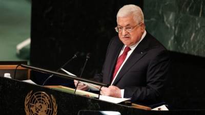 الرئيس الفلسطينى يطالب بتعليق عضوية إسرائيل فى الأمم المتحدة