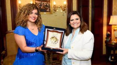 وزيرة الهجرة تلتقي الدكتورة مارينا نخلة صاحبة الإنجازات الفريدة في مجال أصحاب القدرات الخاصة