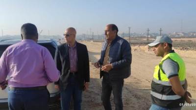 "الاسكان" يتفقدون الطريق الرابط بين مدينة برج العرب الجديدة والساحل الشمالي الغربي