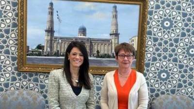 رانيا المشاط تعقد جلسة مباحثات ثنائية مع رئيسة البنك الأوروبى لإعادة الإعمار