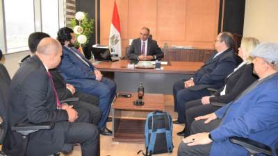 نائب وزير الإسكان يبحث مع ممثلي شركة كرواتية وأخرى سعودية توطين صناعة طلمبات المياه