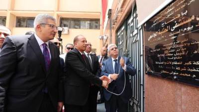 وزير التعليم العالي يفتتح ويتفقد عدة مشروعات طبية بجامعة المنصورة