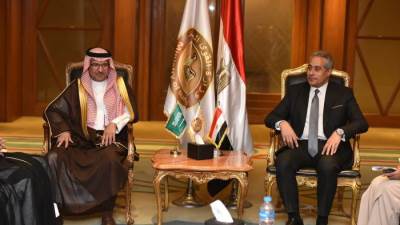 وزير القوى العاملة يلتقى نائب وزير الموارد البشرية لقطاع العمل السعودي