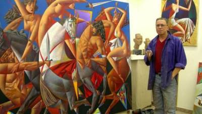  جورج كوراسوف يعلق على أزمته مع غادة والي.. لم تحسن استغلال لوحاتي