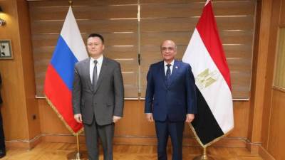 وزير العدل يستقبل النائب العام الروسي