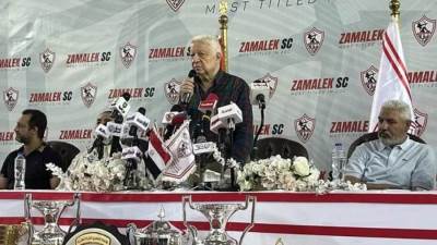 مرتضى منصور: كل مانشر عن رحيل أوسوريو عن الزمالك شائعة 